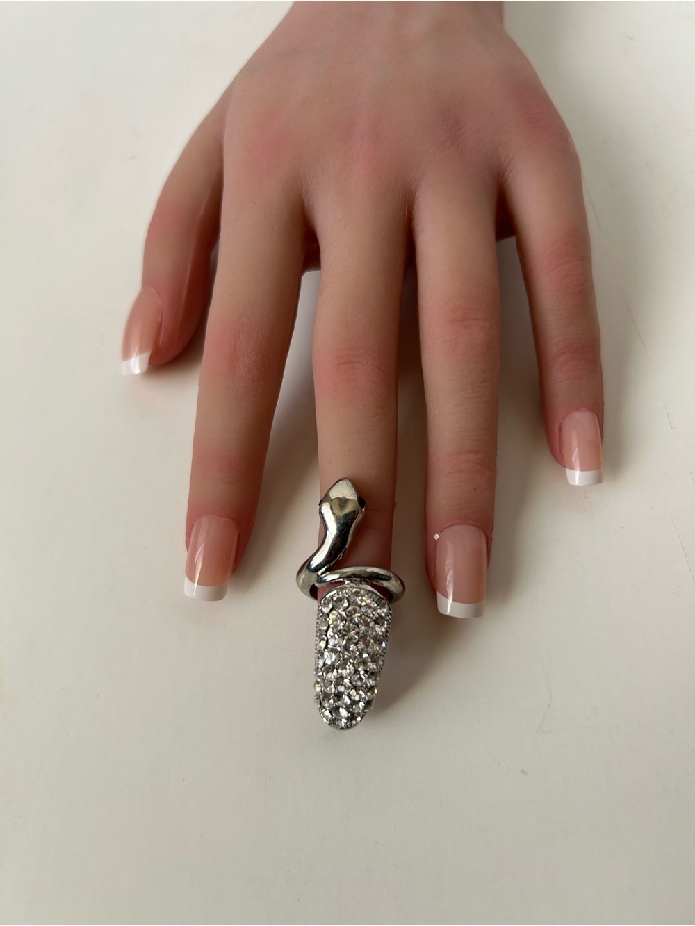 Crystal Statement Finger Tip Rings - Picture 3 of 3